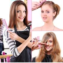 Conjunto De Pente  Para Modelagem De Cabelo Pente de Ponta Fina de Aço para Aplicação de Tintura - Rosa chiclete - Visão 7