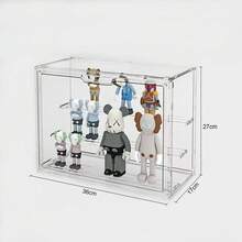 Blind Box Display Rack, Transparent Dust-Proof Action Figure Storage Box, Doll Model Display Cabinet, Jewelry Cosmetics Display Case - Clear - View 8
