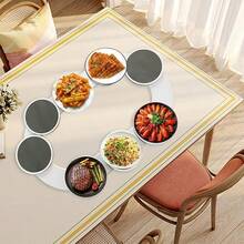 Lazy Susan Turntable For Dining Table Tabletop Rotating Serving Tray 360° - View 3