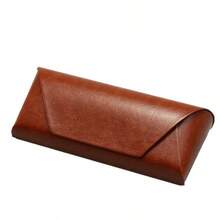 Custom Engraved PU Leather Fashion Glasses Case, Personalized Foldable Eyeglass Box With Name/Initials, Portable Protective Glasses Storage Case For Men & Women, Ideal Gift For Him/Her & Travel - Multicolor - View 12