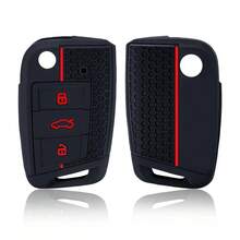 Cho VW Golf 7 GTI Polo T-Cross T-Touran Tiguan Octavia Nhanh Kodiaq Fabia Ghế Ibiza Leon Ateca arona Chìa Khóa Bao - A - Xem 3