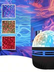 Mini Water Wave Effect Light, LED Projector, Wedding Party DJ Disco Ripple Lamp, Moving Head Stage Light, USB Powered Decorative Lamp - Multi-color light - View 10