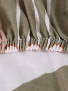 1/4pcs Stretch Chair Cover, Polyester Fiber Chair Slipcover, For Hotel & Home Use - Burnt Orange - View 6