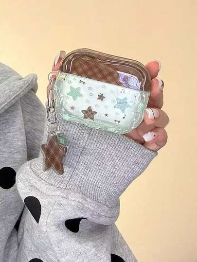 Mint Chocolate Star Designed Pro 3 Protective Case, Suitable For New 3, 2, Pro 2