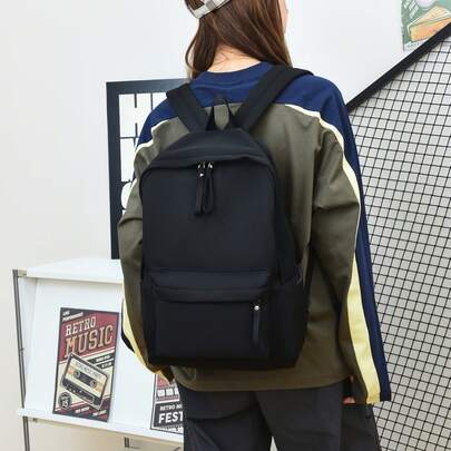 男女通用背包，大容量休闲运动包，多功能大学生背包