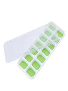 1pc Ice Cube Trays, Multifunctional Household Chocolate Mold With Removable Lid Stackable Ice Tray, Suitable For Freezing Cocktails, Whiskey, Kitchen Utensils - Multicolor - View 8