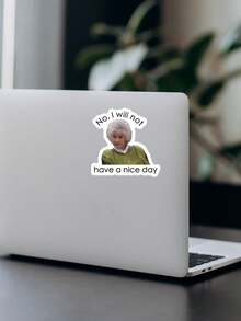 Dorothy Golden Girls Sticker Waterproof Glossy Vinyl Sticker Cute Gift Tumbler Laptop Sticker Decal Water Bottle Gift - Multicolor - View 6