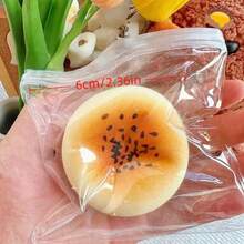 1/5个蛋黄质感挤压减压玩具，慢回弹挤压有助于缓解焦虑，提高注意力，适合作为生日礼物、派对小礼物、节日礼物、圣诞礼物、恶作剧游戏礼物 - 彩色 - 查看 8