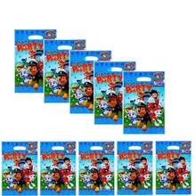 Paw Patrol 10pcs Plastic Party Gift Bag, Pet Dog Printed Handle Gift Bag, Portable Birthday Candy Bag, Gift Packaging, Fan Party Supplies - Multicolor - View 4