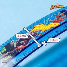 Marvel 1pc 30cm Folding Ruler, Superhero Multifunctional Straight Ruler, Kids Student School Supplies Stationery, Flexible Measuring Ruler For Drawing & Math. - Multicolor - View 4