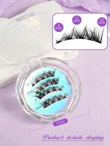 1 Cặp mi giả từ tính, tạo vẻ tự nhiên, dễ dàng gắn mà không cần keo. - Xem 5