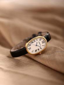 1件女士复古罗马数字时尚石英腕表，适合日常佩戴 - 均碼 - 查看 2