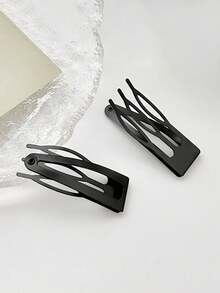 2026 New Model - Best-Selling Model - 10pcs/5pcs/1PC Black Metal BB Hair Clips Hair Decorative Plate Hair Tool Hair Clips For Frizz Control Beach Hair Suitable For Ladies' Daily Gatherings And Holidays - BB Clip - View 10