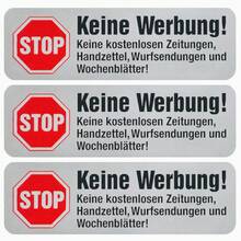 No Advertising Stickers, Can Be Removed Individually, Made Of PET Material, Stop Mailbox Advertising Scrapbook Supplies Scrapbooking - 3pcs - View 4