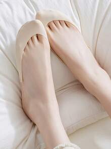 1/5/10 Pairs Women's Soft Comfort Invisible Socks Ultra-Thin Breathable Lightweight Non-Slip Low Cut Half Foot Boat Socks - Multicolor - View 5