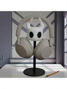 空洞骑士人体工学耳机支架、游戏机支架、多功能3D展示支架，适用于游戏和办公 - 铝合金桌面收纳架，节省空间设计，耐用耳机支架 - 彩色 - 查看 7