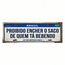 Fun Decorative Wall Plaque In MDF, 40x13cm, With A Phrase For The Barbecue Corner. - 08 - View 1