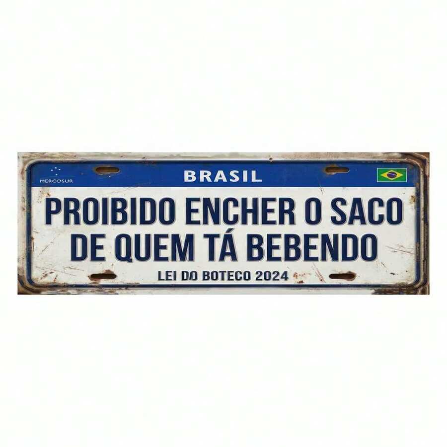 Fun Decorative Wall Plaque In MDF, 40x13cm, With A Phrase For The Barbecue Corner. - 08 - View 1