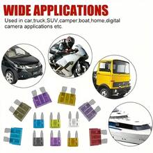 300pcs Zinc Car Blade Fuse Assortment Kit, Suitable For Trucks, Cars, Medium And Small Fuses, Includes Various Types, Suitable For Motorcycle Circuit Fuses, With Box - Automotive Fuse Kit - View 5