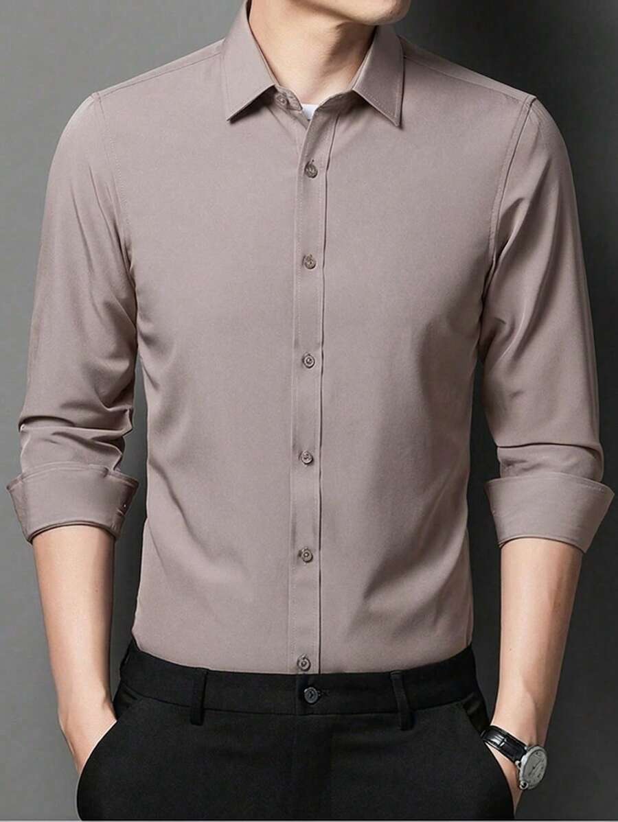 Men Shirts - Caqui - Ver 1
