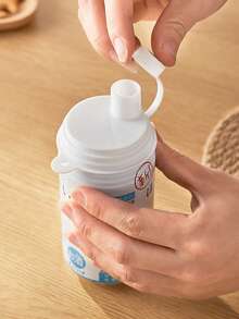 2pcs Beverage Can Easy Pull Tab Lids, Bottle Mouth Sealing Caps, Dust-Proof Sealing Covers - White - View 9