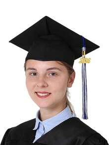 Graduation Tassel 2026 For Grad Cap And Graduation Ceremony Accessory Decoration Handmade DIY Tassels, 2026 Tassels For Graduation Pendants, Tassels For Graduation Caps, Bachelor's Bags, And Keychains,Graduation Tassel For Photography Prop Graduation Tassel Gift For Classmates - Blue and White - View 2