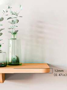1 chiếc kệ gỗ đặc màu vàng, gắn tường, không cần khoan. - nhiều màu - Xem 6