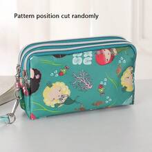 1个可爱加厚三层长拉链零钱包 - 彩色 - 查看 10