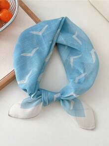 1pc 70cm Bandana With Dopamine Series Animal Elements Neckerchief - Multicolor - View 5