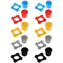 Silicone Microphone Protective Cover, KTV Microphone Windscreen, Anti-Rolling Microphone Protection, Silicone Microphone Cover - Microphone Silicone 2-piece Set, Orange - View 3