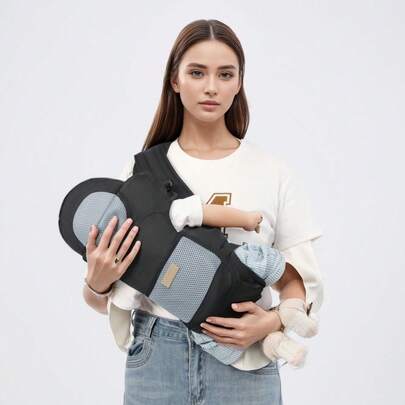 4-Season Front Carry Waist Baby Carrier, Lightweight All-In-One Infant Hipseat