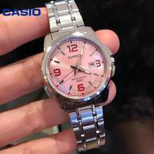 Casio 卡西欧 LTP-1314D-5A 女士石英表，粉色表盘，不锈钢表带，50米防水。 - 均碼 - 查看 3
