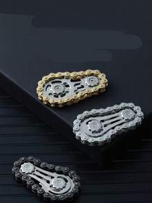 Gear Chain , Metal Bicycle Chain Finger Spinner, Stress Relief Toy - View 3