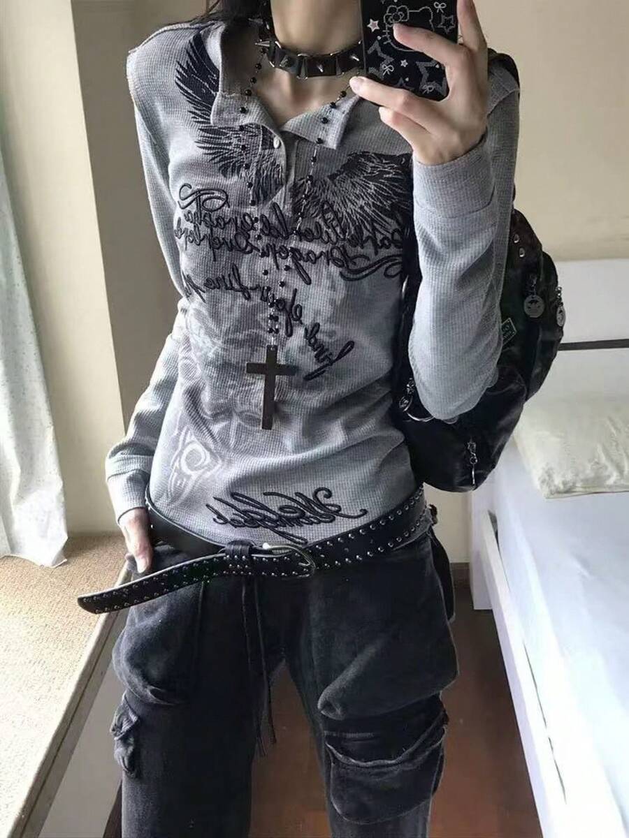 Women Tops - Gris - Ver 1