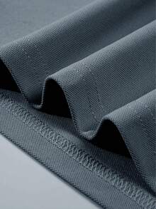 GRDR Herrmode Kortärmad Avslappnad Pendlarpolo - Mörkgrå - Visa 6