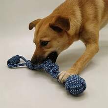 1/2 Large Durable Dog Rope Toy, Thick Woven Rope Ball For Dog Dental Care And Yard Play, Chew Resistant Pet Toy - Multicolor - View 3