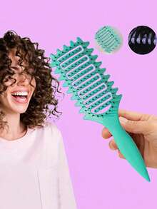 Curling Styling Comb, Breathable Curling Comb, Unisex, For Shaping And Styling Curls, Hair Styling Set - Multicolor - View 7