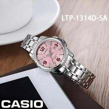 Casio 卡西欧 LTP-1314D-5A 女士石英表，粉色表盘，不锈钢表带，50米防水。 - 均碼 - 查看 7