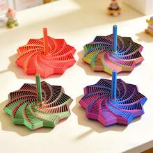 Expandable Sensory Stress Relief 3D Printed . Octagonal Handle With Decorative Design, As A Fun Adult New Year Stress Relief Gift. Interesting Design, Octagonal Shape, Carefully Crafted. - Multicolor - View 3
