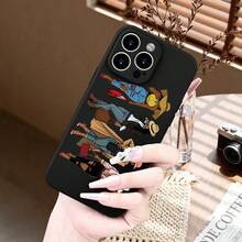 Funda para Teléfono - Un Elegante Conjunto de Ropa de Invierno para Mujer con Diseño Estampado, Junto con una Funda para Teléfono de Color Mezclado Compatible con Varios Phone, Incluyendo los Más Recientes - Multicolor - Ver 3