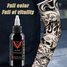 1盎司纹身墨水 - 黑红纹身墨水 - 经典黑红组合墨水套装 - 适用于专业纹身师和纹身艺术家 - 彩色 - 查看 4