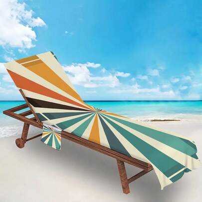 1pc Quick Dry Ultra-Fine Fiber Beach Towel - Super Absorbent, Lightweight, Foldable Into Handbag - Ideal For Beach, Pool, Camping, Picnic, Yoga And Travel