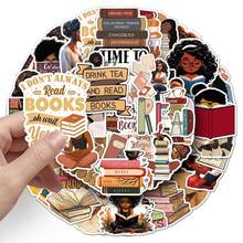 50pcs Stickers Positive Stickers Inspirational Stickers Aesthetic Stickers Cute Stickers Woman Stickers Cool Stickers For Water Bottle, Guitar, Luggage, Phone, Case, Laptop, Skateboard, Gift - Multicolor - View 5