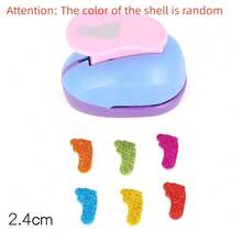 Random Color Flower Furador 7*6*4cm Diy Paper Cut Eva Foam Maker Puncher Scrapbooking Labor Saving For Hole Punch Embossing - Multicolor - View 22