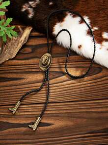 1 Set Casual Cowgirl Luxury Personalized Exaggerated Retro Hip-Hop Adjustable Necklace (Chain Color And Style Randomly Sent, Based On Actual Item) - Multicolor 2 - View 14
