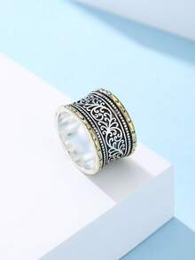 1 pieza Anillo de mujer simple y elegante de estilo brillante y exquisito, accesorio casual llamativo perfecto como regalo para ocasiones festivas - anillo - Ver 3