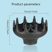 ABS Diffuser Attachment Cover - Suitable For Curly/Wavy Hair, Fits Most Hair Dryers, Salon And Home Diffuser Nozzle Adapter - Multicolor - View 5