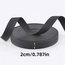 Dây đai nylon màu đen dài 10m/393,7 inch, dây đai nylon chịu lực cao dùng để buộc, làm đồ thủ công DIY, sửa chữa, cố định. - A - Xem 10