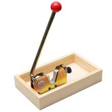 1pc Sturdy Handheld Nutcracker With Wooden Stand - Ideal For Cracking Walnuts, Pecans, Macadamia Nuts, Hazelnuts, And Chestnuts - Multicolor - View 4