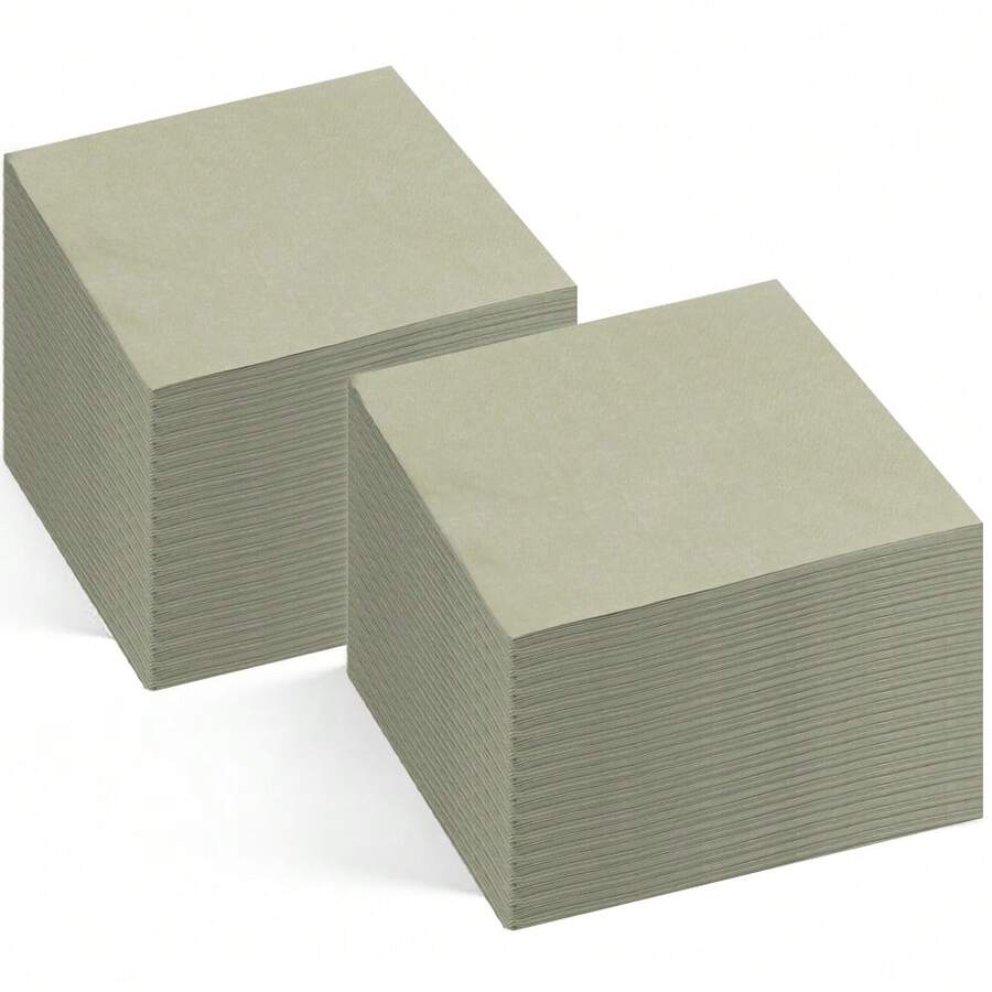 25pcs/50pcs/75pcs/Set Soft Square Bronze Coffee Napkins, 2-Ply, 25cm*25cm Opened, Suitable For: Wedding, Tea Party, Birthday Party Decoration, Party Decoration, Party Supplies, Holiday Decoration, Holiday Supplies - Quantity - View 1